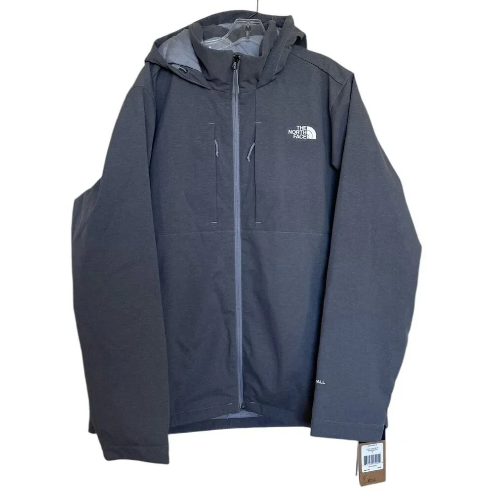 The North Face Men's Jacket Size XL‎ Grey Apex Elevation Coat TNF Hooded Pockets